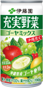 缶 充実野菜 沖縄限定シリーズ　充実野菜ゴーヤミックス 190g